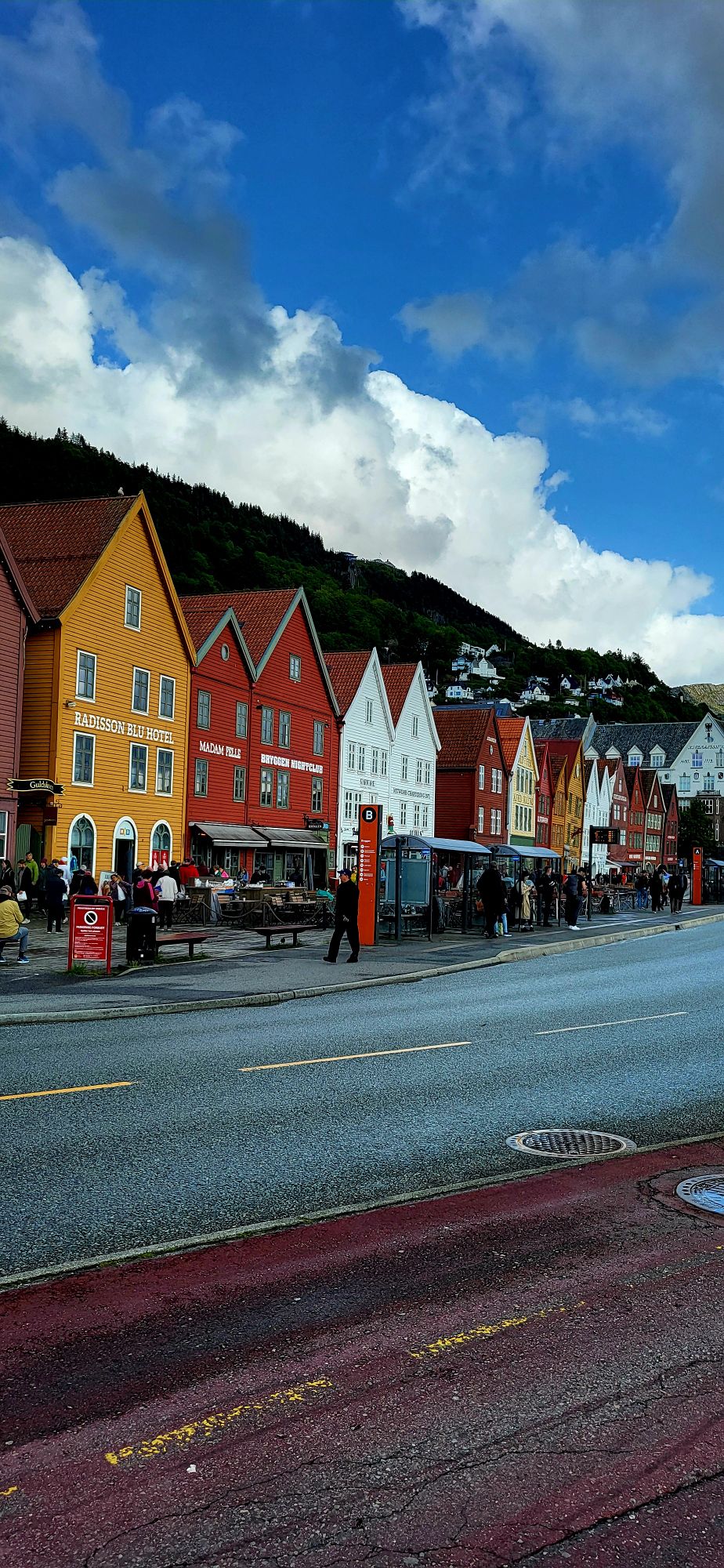 The UNESCO Heritage site Bryggen, Bergen,&nbsp;Norway.